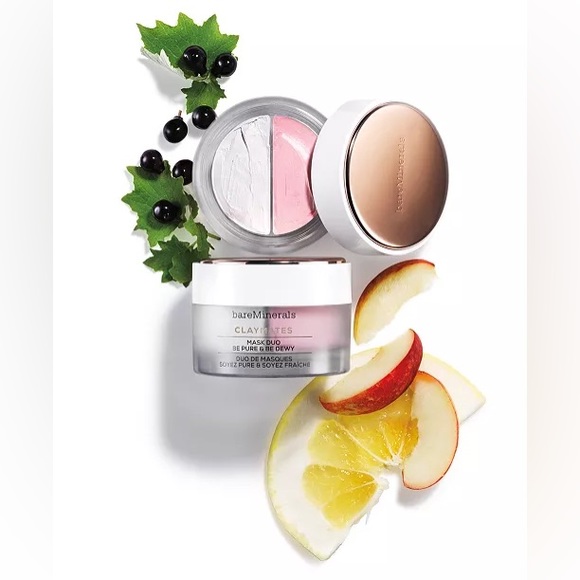 bareMinerals Claymates Mask Duo - Be Pure & Be Dewy - Picture 2 of 3